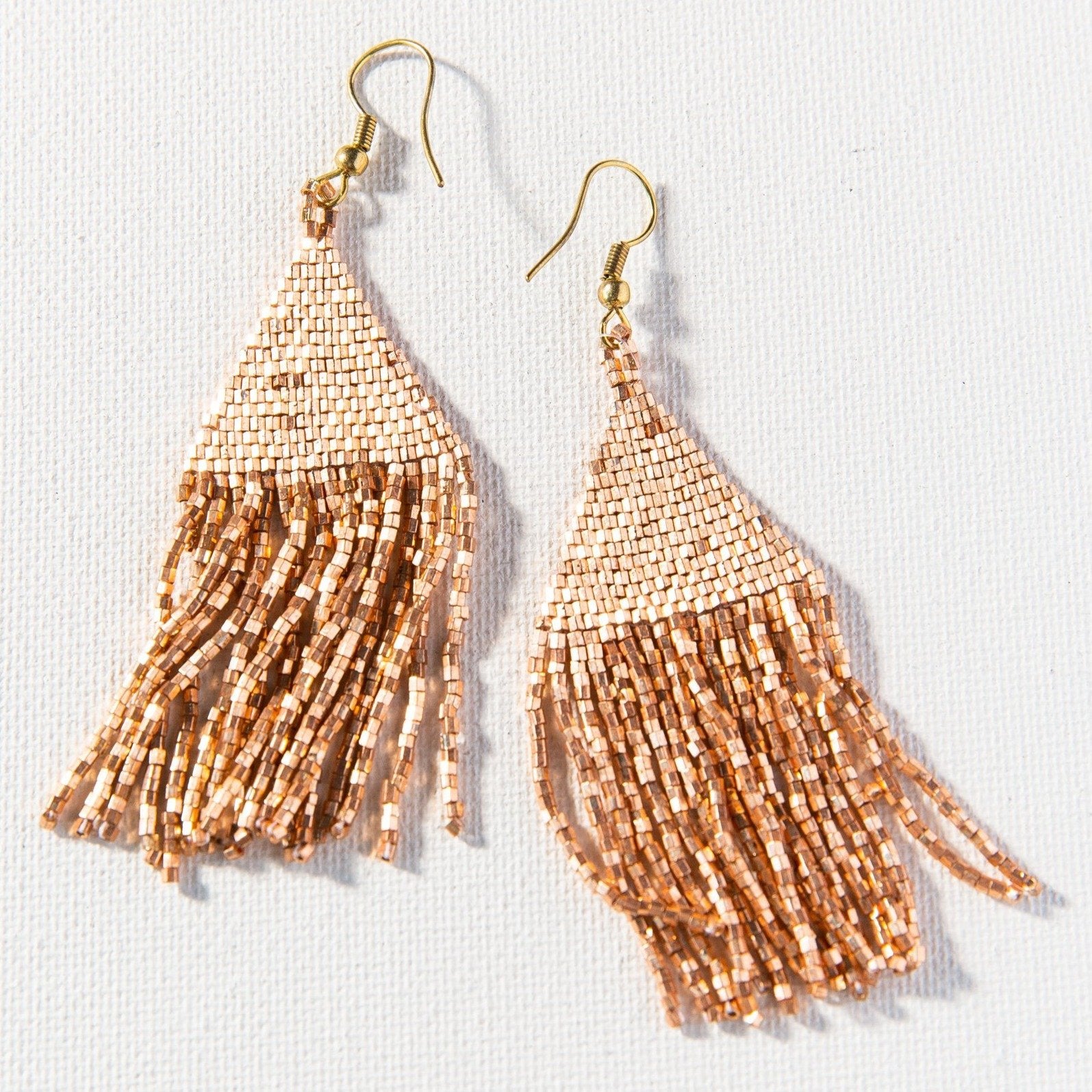 Lexie Petite Luxe Earrings Rose Gold