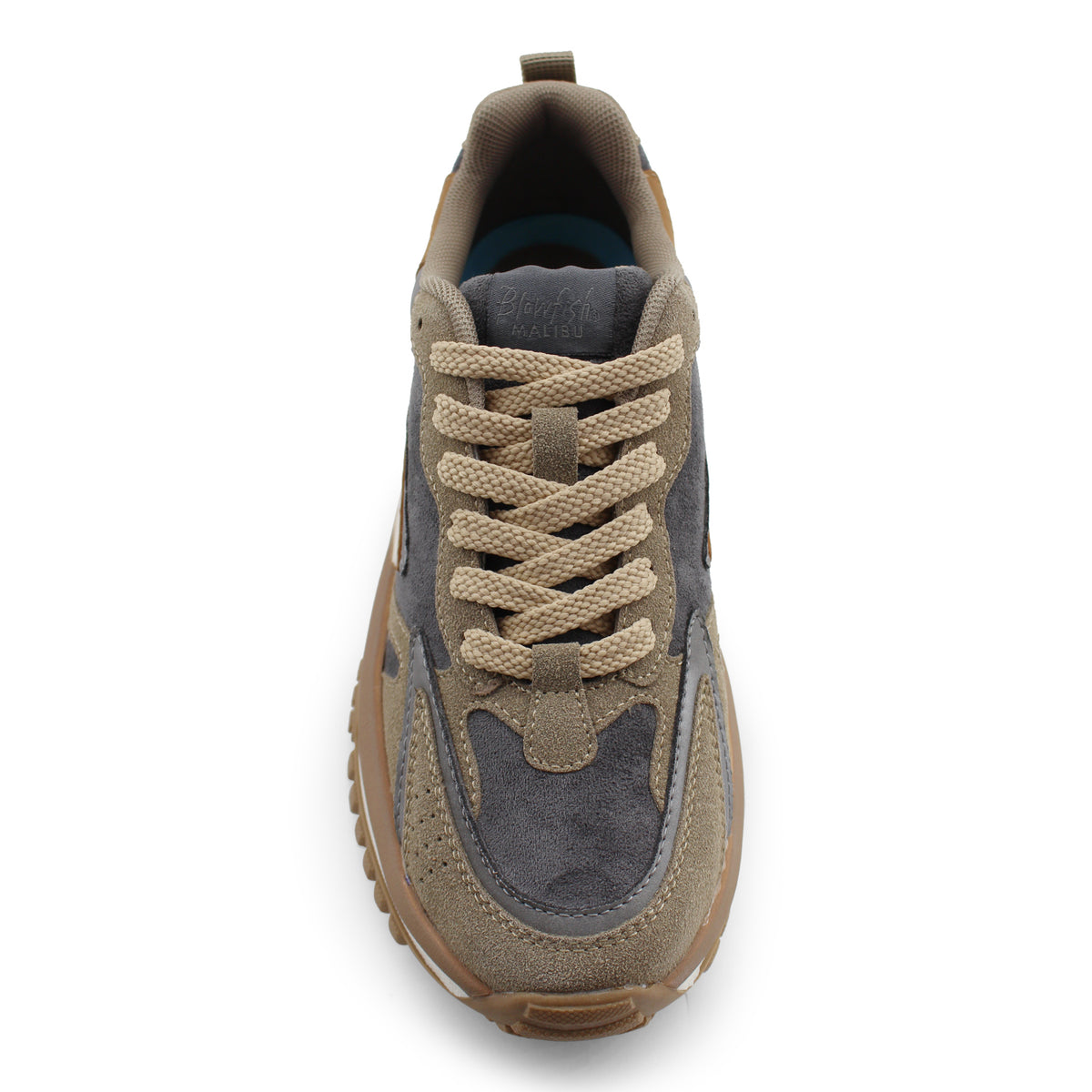 Leo Sneakers Earth Faux Suede