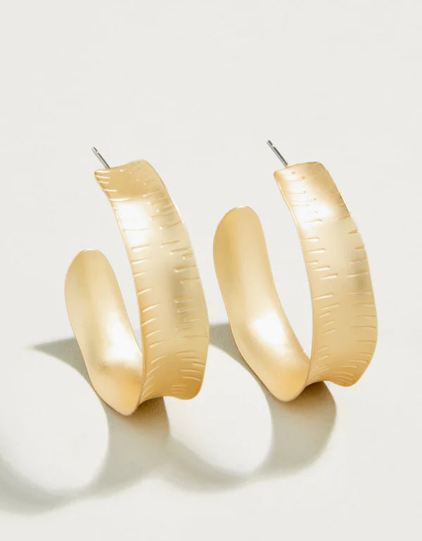 Queenie Hoop Earrings - Gold