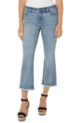 Hannah Frayed Hem Crop Flare Spokane