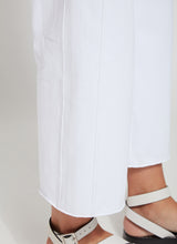 Payton Wide Leg Crop White