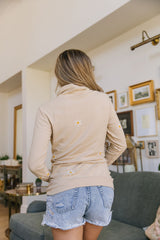 Cowlneck Sweatshirt Feeling Butterflies