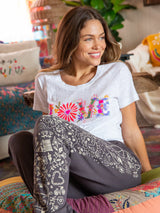 Boho Love Tee White