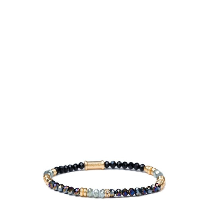 Stretch Bracelet - 4mm Night Multi