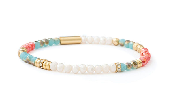 Stretch Bracelet - 4mm Summer Multi