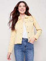 Stretch Twill Jean Jacket Banana