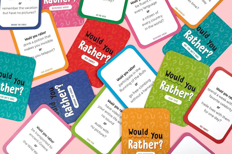 Would You Rather? Family Card Game