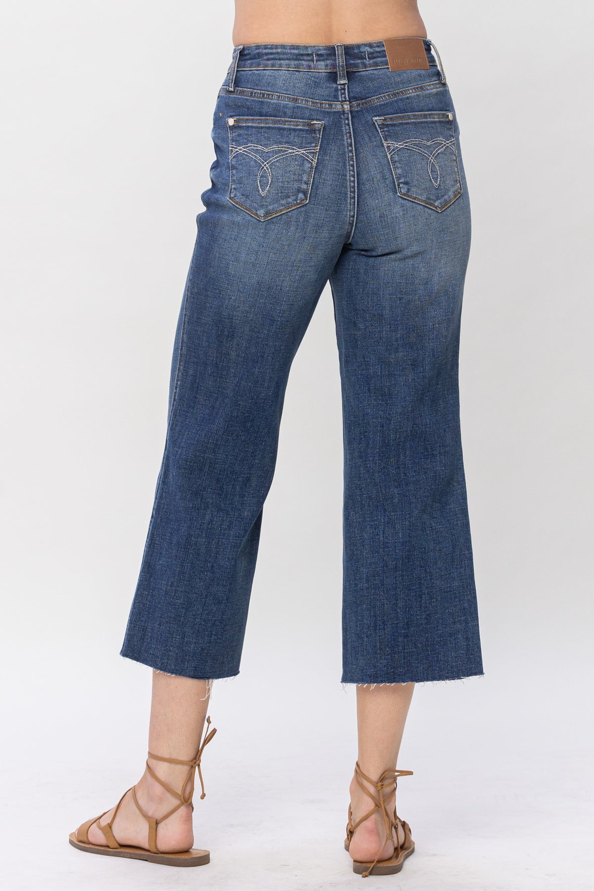 Super Crop Wide Leg Jean Medium