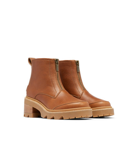 Joan Now Zip Boots Velvet Tan + Gum