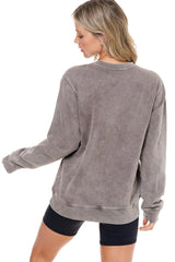 MAMA Graphic Relax Fit Sweatshirt Choco