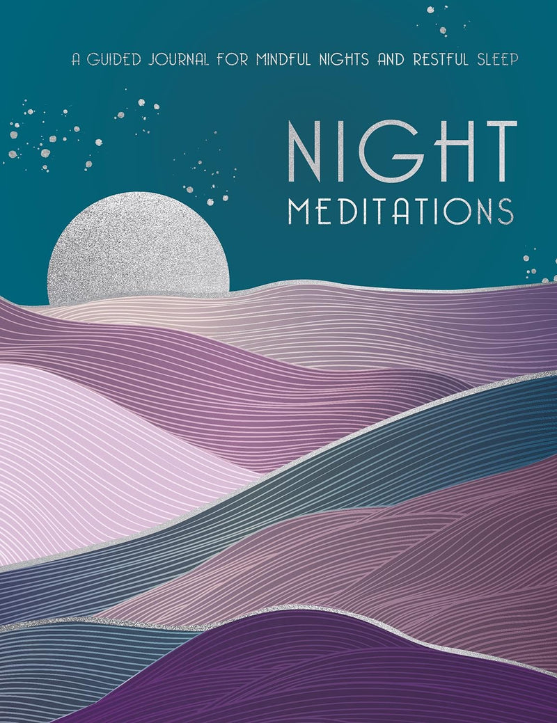 Night Meditations Book: A Guided Journal for Mindful Nights and Restful Sleep