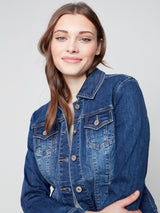 Stretch Denim Jacket Indigo