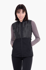 Slim Fit Hybrid Vest Black