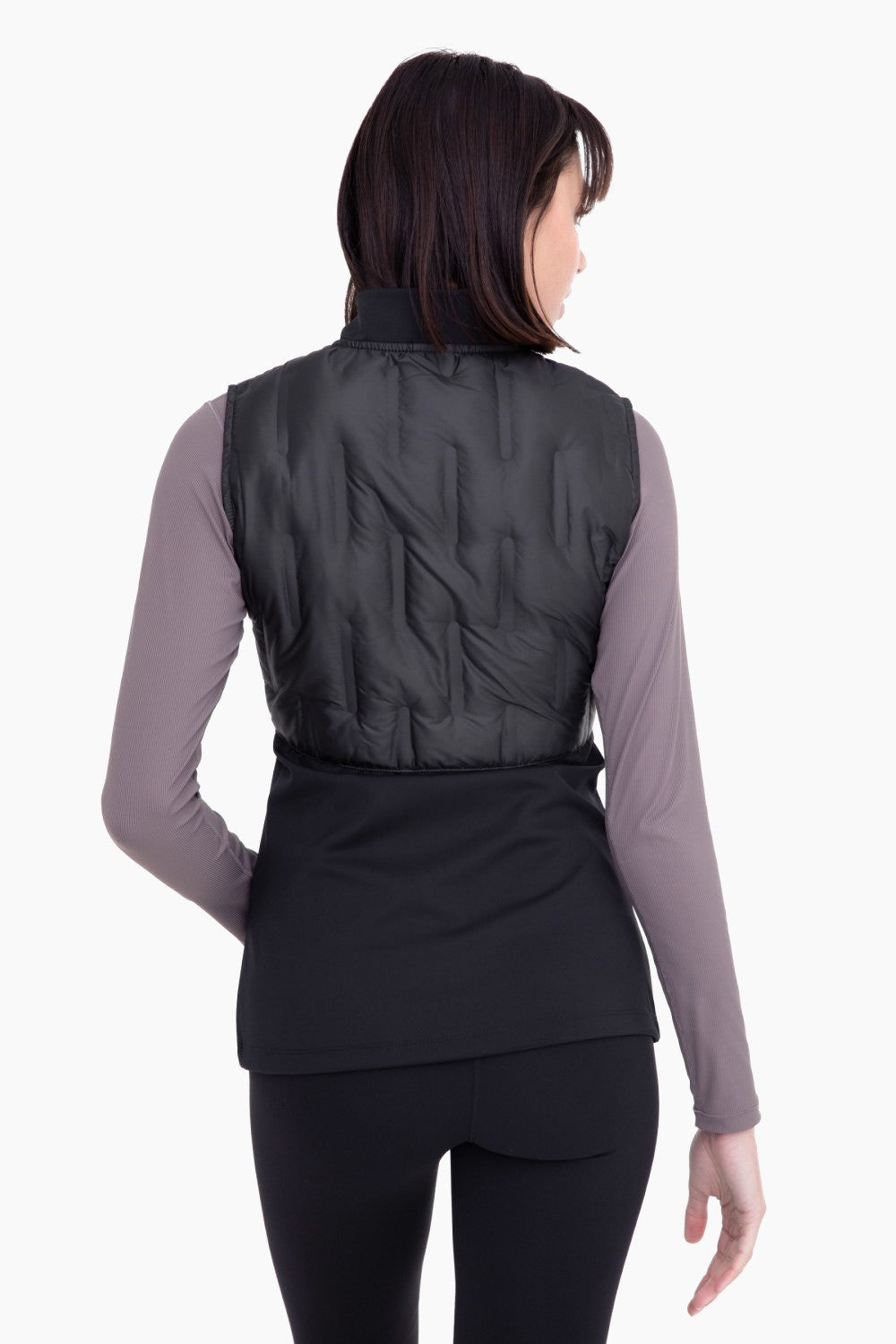 Slim Fit Hybrid Vest Black