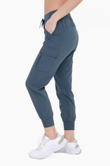 High Waist Active Joggers Midnight Navy