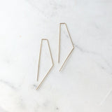Bent Slides Earrings 14k Gold Fill
