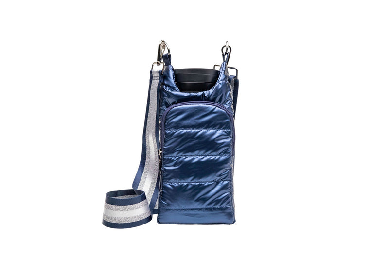 HydroBag Crossbody Navy Blue | Navy Silver Stripe