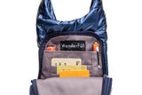 HydroBag Crossbody Navy Blue | Navy Silver Stripe