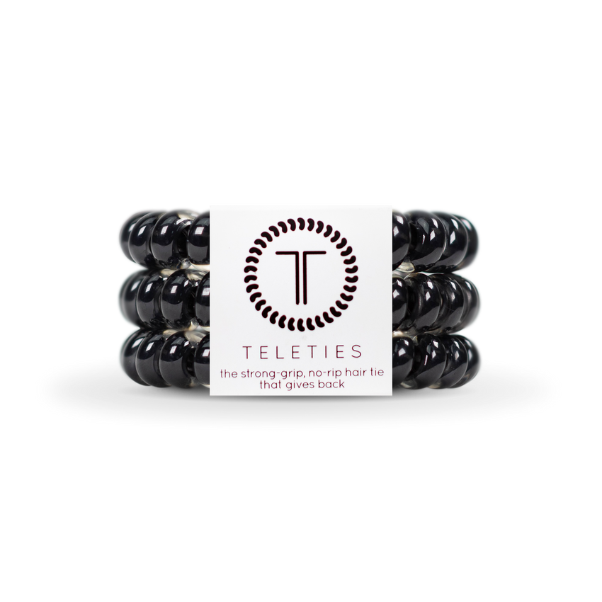 Teleties Large 3 Pack Jet Black