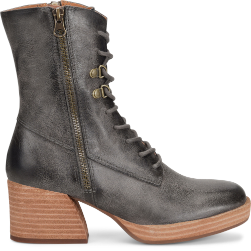 Raleigh Lace Up Boot Dark Grey