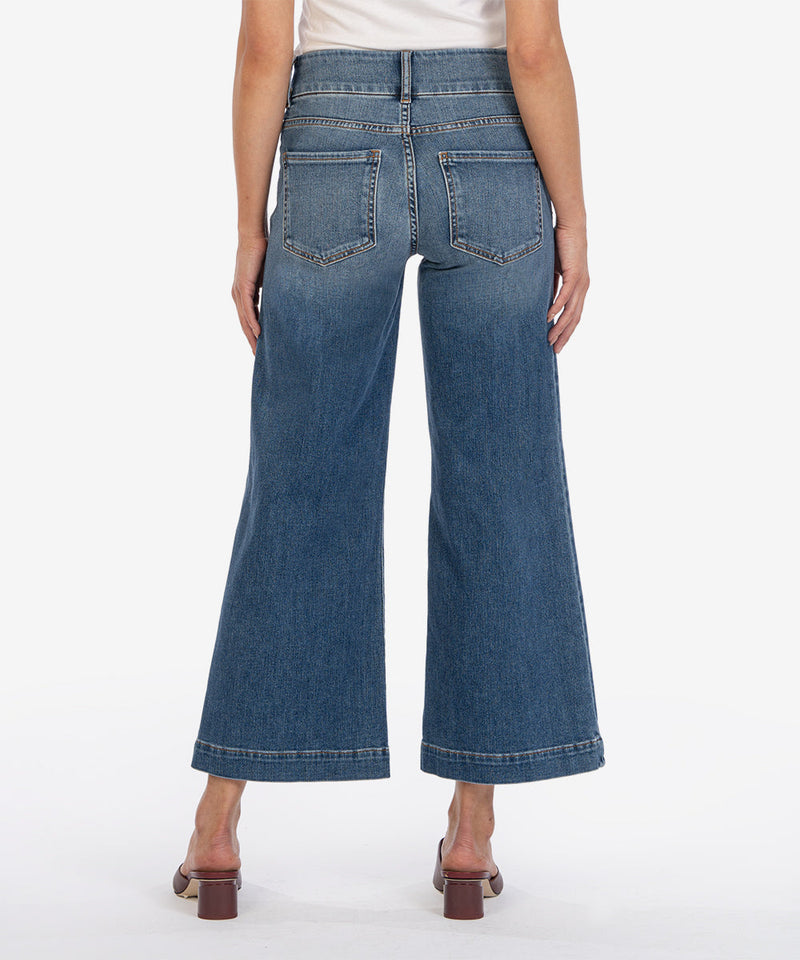 Meg High Rise Patch Pocket Side Button Jeans Nicety