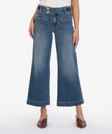 Meg High Rise Patch Pocket Side Button Jeans Nicety