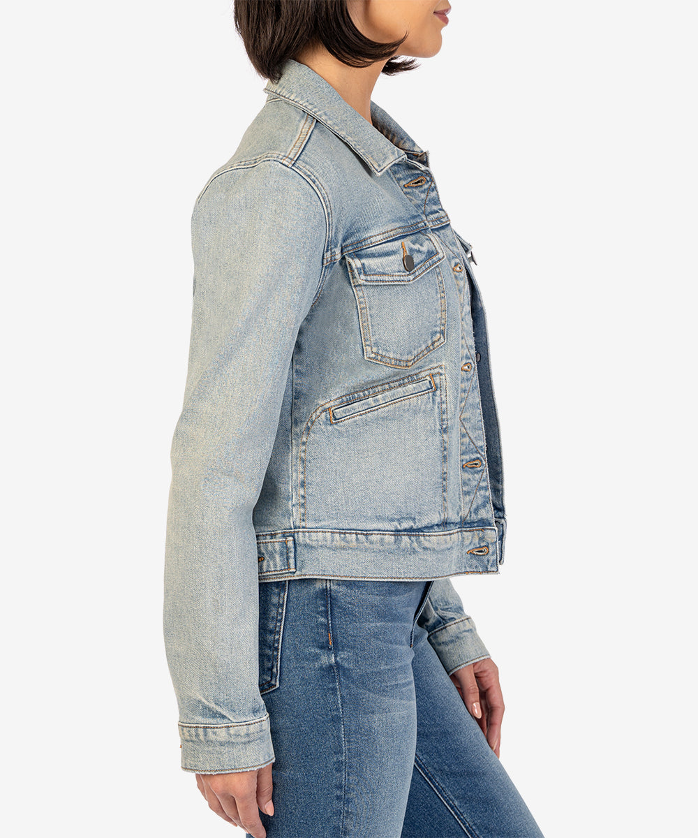 Anne Welt Pocket Denim Jacket Cultivate