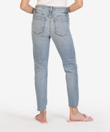 Rachael Hi Rise Mom Button Fly Dignify