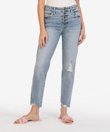 Rachael Hi Rise Mom Button Fly Dignify