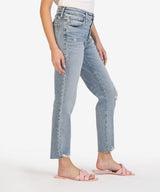 Rachael Hi Rise Mom Button Fly Dignify