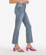 Kelsey High Rise Ankle Flare Jeans Comprehensive