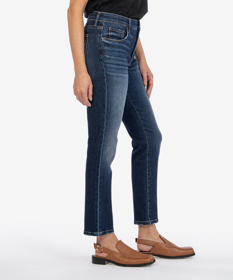 Reese High Rise Regular Hem Ankle Straight Jeans Enchantment