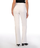 Ana High Rise Flare Corduroy Patch Pocket Pants Pearl