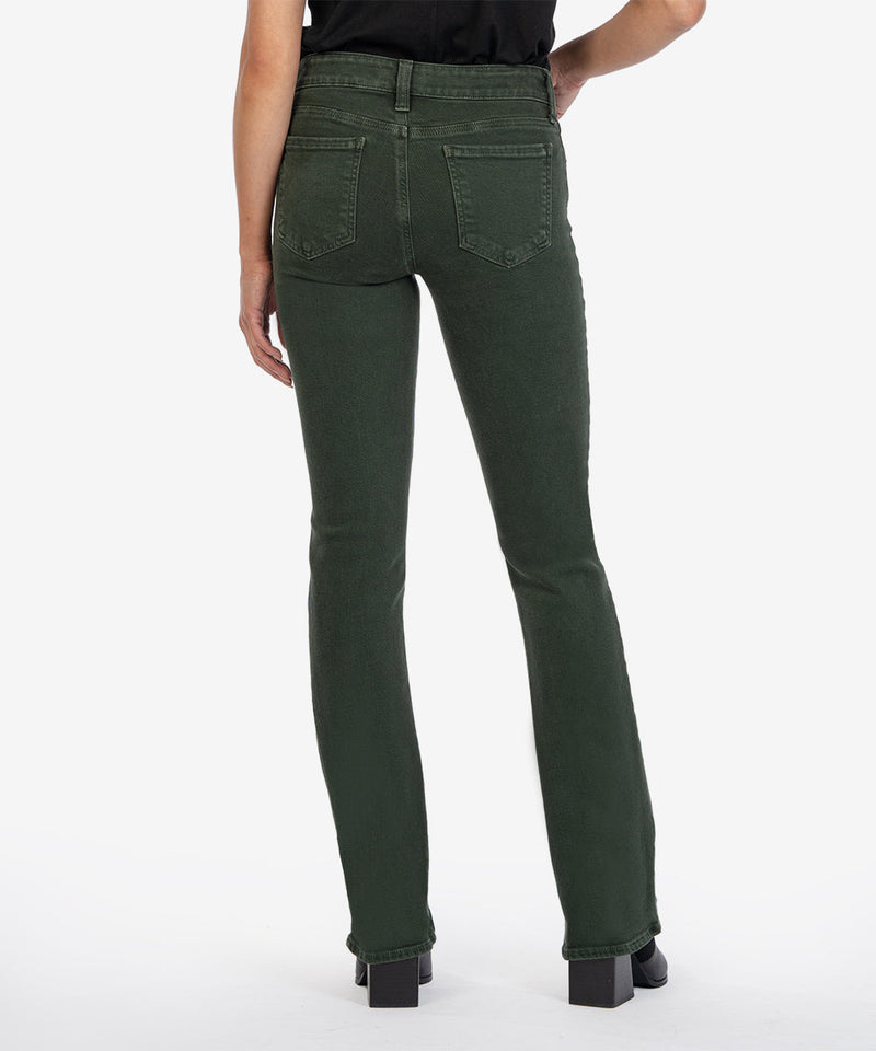 Natalie Mid Rise Bootcut Pants Deep Forest