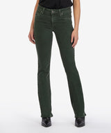 Natalie Mid Rise Bootcut Pants Deep Forest