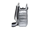 HydroBag Crossbody Silver Metallic | Black Silver Stripe