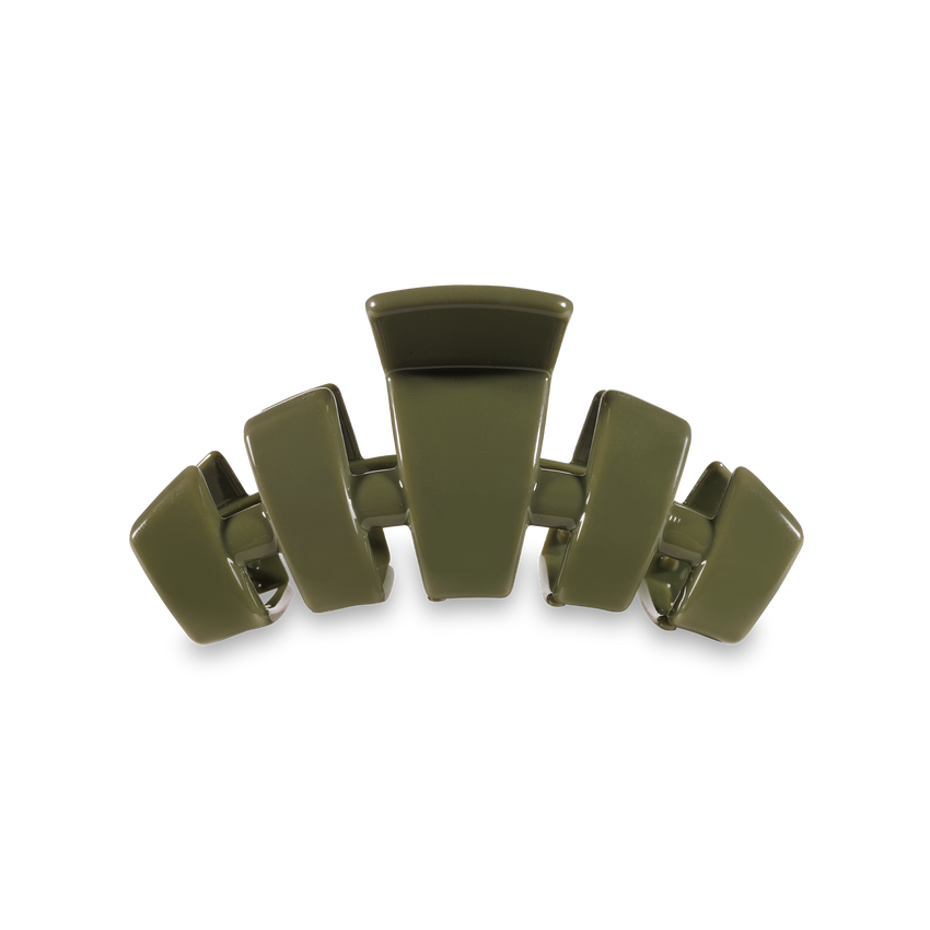 Classic Medium Hair Clip Olive