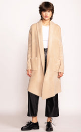 Stockport Long Sweater Jacket Beige