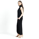 Mock Neck Basic Tank Black