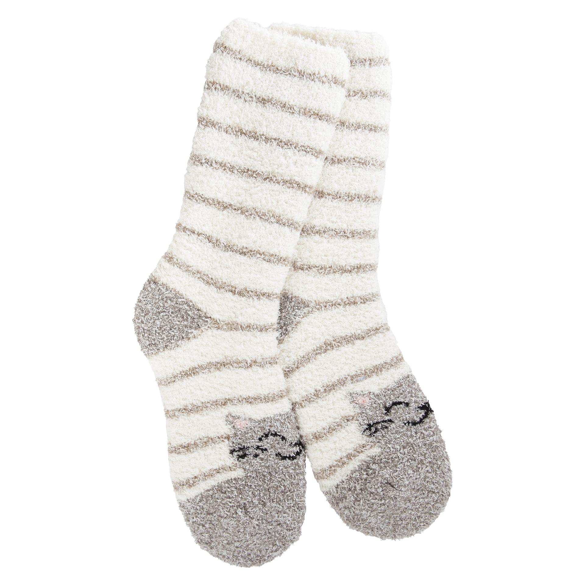 Knit Pickin' Fireside Crew Socks Cat Stripe