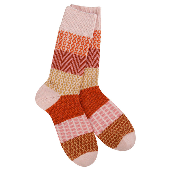 Weekend Gallery Crew Socks Brandy