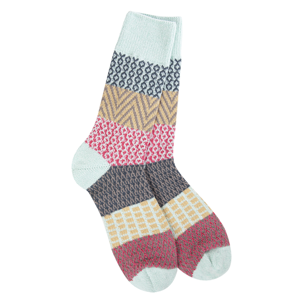 Weekend Gallery Crew Socks Boho