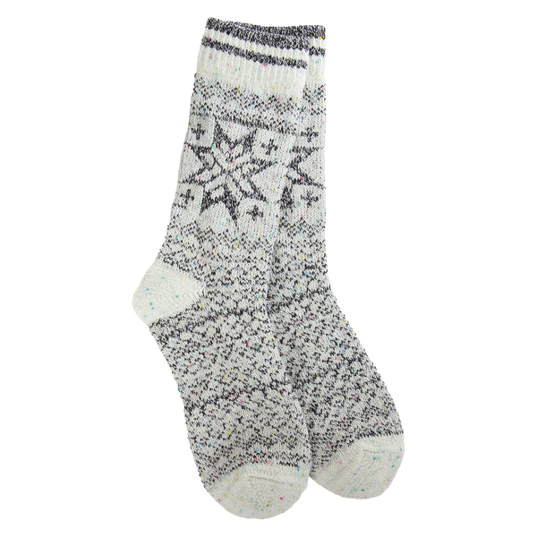 Weekend Holiday Confetti Crew Socks Black Multi