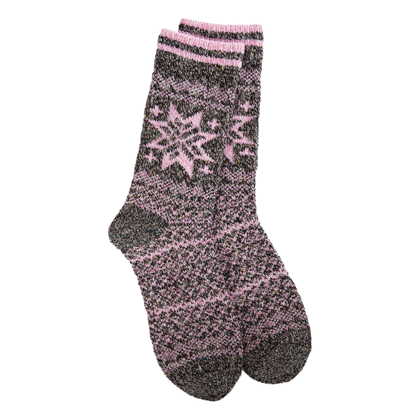Weekend Holiday Confetti Crew Socks Pink Multi