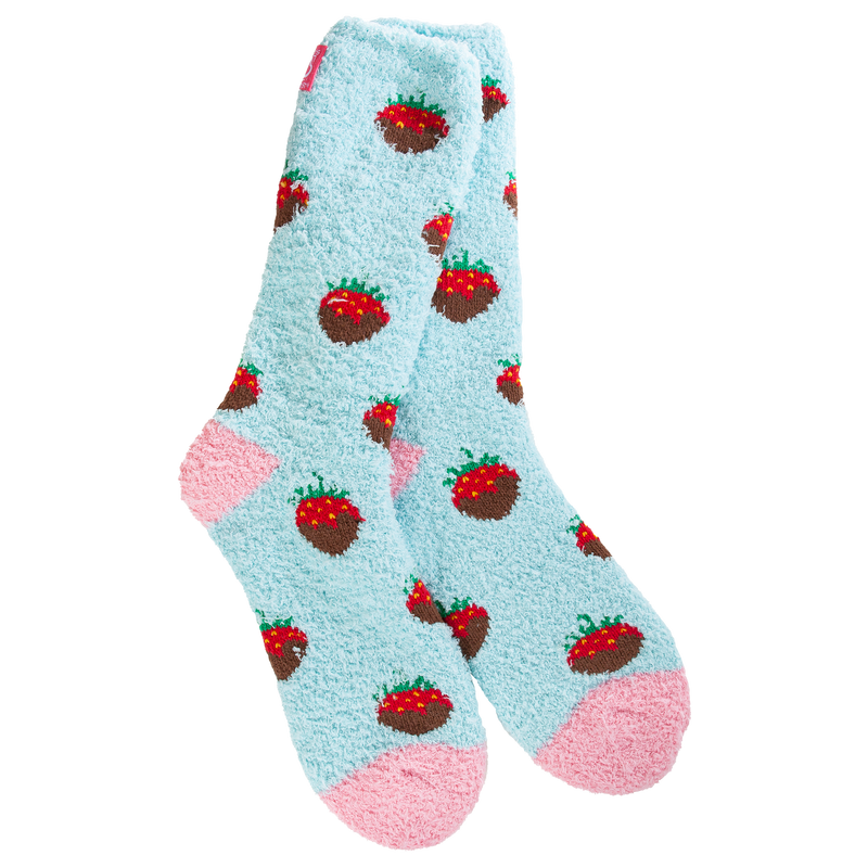 Cozy Crew Sock Chocolate Strawberry