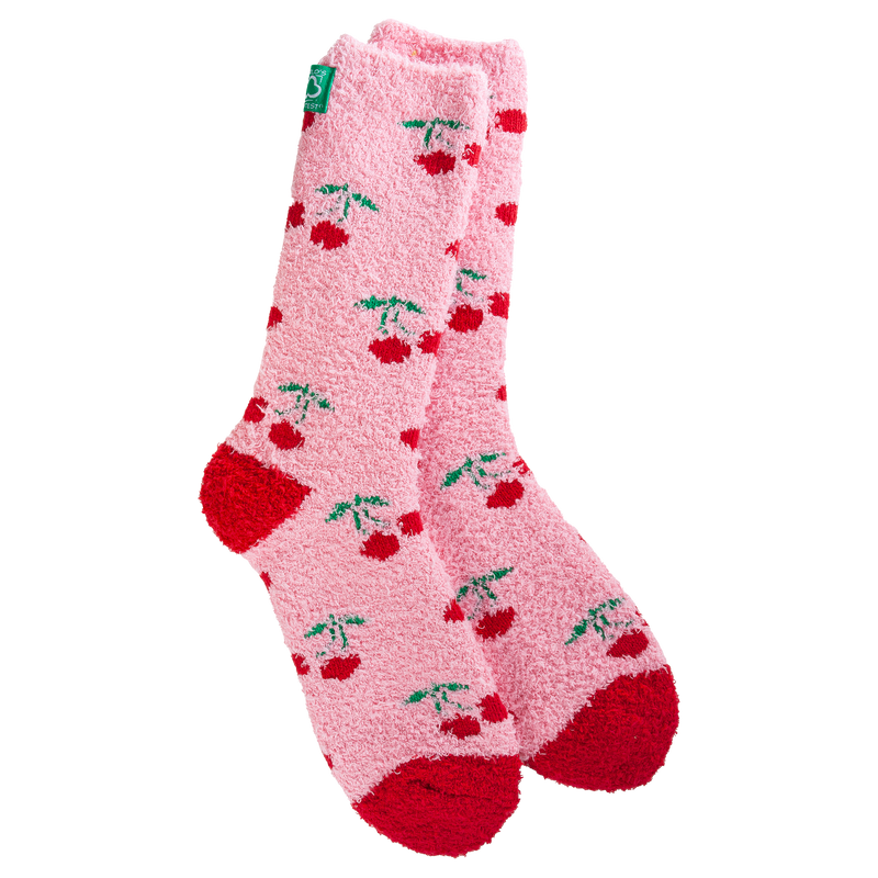 Cozy Crew Sock Cherries