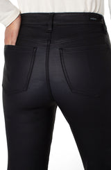 Kennedy Hi Rise Crop Straight  Black