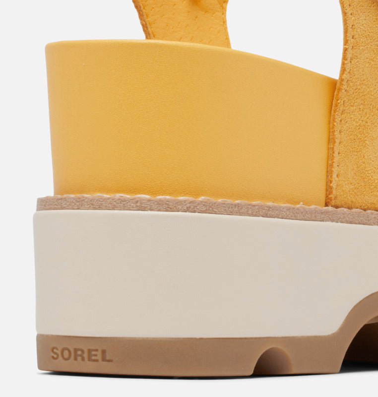 Joanie IV Y Strap Wedges Yellow Ray + Honey White