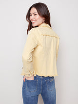 Stretch Twill Jean Jacket Banana
