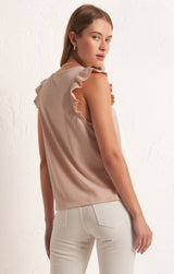 Marielle Flutter Tank Soft Pink